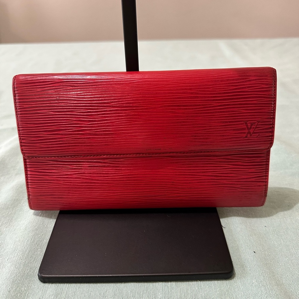 Authentic Louis Vuitton Red Women's Wallet